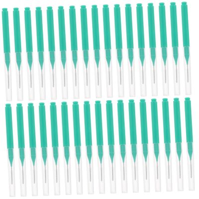 Amosfun 100Pcs Portable Interdental Brushes for Gentle Cleaning Tool Multi Functional Use for Oral Travel Friendly Design Safe Materials for Daily Care