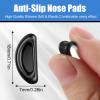 20 Pairs Eyeglass Nose Pads for Glasses - 1.0mm Ultra Thin Silicone Anti-Slip Stick On Nose pad Replacement Adhesive Nosepads for Plastic Frames Reading Glass Sunglasses view 2