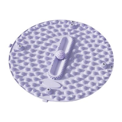 55cm Foot Massage Pad, predolo Acupressure Foot Relaxation pad Mat with Rolling Sphere Therapeutic Magnetism, TPE Round Pressure Point Pad, Portable Reflexology Mat for Home/Office/Gym, Lavender