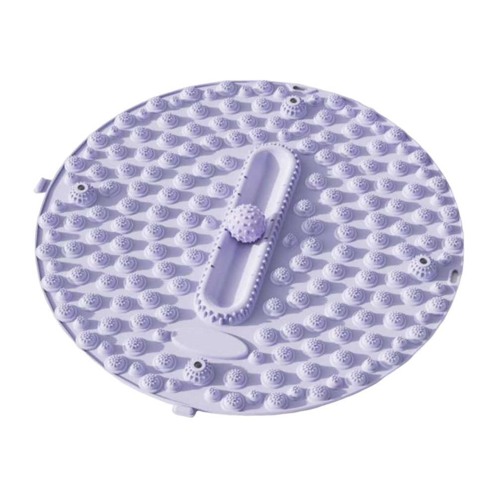 55cm Foot Massage Pad, predolo Acupressure Foot Relaxation pad Mat with Rolling Sphere Therapeutic Magnetism, TPE Round Pressure Point Pad, Portable Reflexology Mat for Home/Office/Gym, Lavender