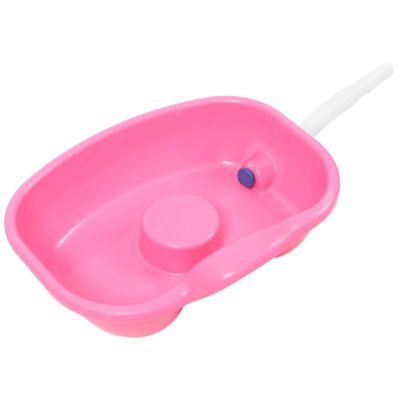 Vaguelly Portable Hair Washing Basin Bedridden Shampoo Bowl Sink Boys and Girls Hair Washing Rest Sink for Home Care