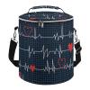 Calling All Nurses Heart Beat Large Capacity Cylindrical Camping Ice Pack, Stylish Handheld Ice Pack view 1