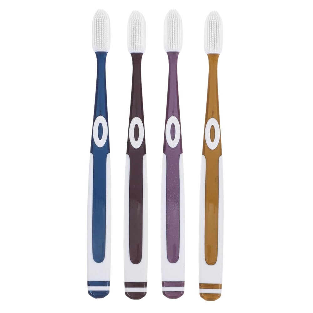 NIYANGLE 1Set Soft Silicone Toothbrush for Adults Portable Handheld Tooth Care Tools Durable for Family Use and Daily Oral