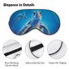 Turtle in Blue Water Blackout Sleep Eye Mask, Ventilated Fabric, Adjustable Wearing Style, Zero Pressure Sleeping Mask Soft Skin Friendly Eyeshade for Women Men view 3