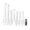 Beavorty Stainless Steel Ear Cleaner Kit 8-Piece Set Dual-Head Spring Rotating Ear Wax Removal Tools for Personal Hygiene view 2