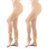 2 Pairs 20-30mmHg Compression Pantyhose for Women, Medical Graduated Compression Stockings Leggings Footless Support Compression Tights for Varicose Veins, Swelling, Edema (Beige*2) view 1