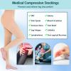2 Pairs 20-30mmHg Compression Pantyhose for Women, Medical Graduated Compression Stockings Leggings Footless Support Compression Tights for Varicose Veins, Swelling, Edema (Beige*2) view 4