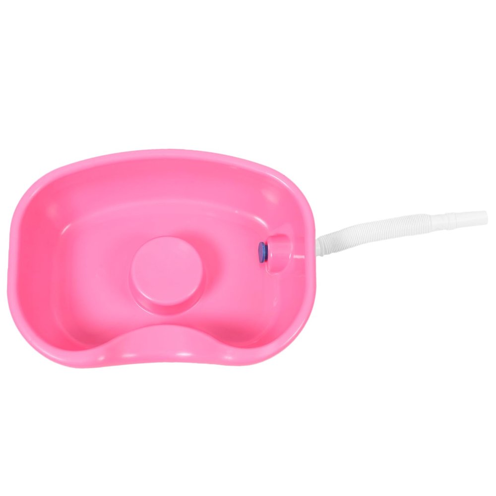 FOYTOKI Plastic Hair Washing Tray Elderly Care Bedside Sink Salon-Grade Shampoo Basin