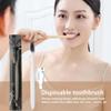 20Pack Luxury Individually Wrapped Hotel Disposable Toothbrushes Kit with Toothpaste; Portable Hygienic Guest Toothbrush Toiletries set; Travel Size Toothbrushes for Home Hotel Travel, Daily Use view 2