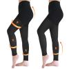 2 Pairs 20-30mmHg Compression Pantyhose for Women, Medical Graduated Compression Stockings Leggings Footless Support Compression Tights for Varicose Veins, Swelling, Edema (Black*2) view 1