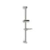 NLCKDSML Satin Nickel Shower Sliding Bar with Soap Dish view 4