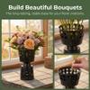 NUOBESTY 4Pcs Flower Arrangement Base Plastic Floral Fixing Holder for DIY Flower Bouquet Bridal Bouquet Holders for Wedding Centerpieces and Floral Shop Supplies 9.84X6.88X6.88In view 3