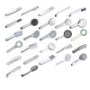 NLCKDSML Handle Shower Handset Chrome Plated Round Square Big Small Bathroom Accessories ABS Brass One Two Three Functions with Button(HS0026CP-86) view 2