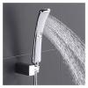 NLCKDSML Handle Shower Handset Chrome Plated Round Square Big Small Bathroom Accessories ABS Brass One Two Three Functions with Button(HS0026CP-86) view 3