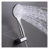 NLCKDSML Handle Shower Handset Chrome Plated Round Square Big Small Bathroom Accessories ABS Brass One Two Three Functions with Button(HS0026CP-86) view 4