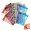 HEATSHAKING 100pcs Organza Bags Sheer Drawstring Mesh Pouches for Candy Jewelry Party Favors Weddings and Birthdays Lightweight Multi-color Bags view 1