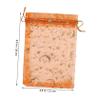 HEATSHAKING 100pcs Organza Bags Sheer Drawstring Mesh Pouches for Candy Jewelry Party Favors Weddings and Birthdays Lightweight Multi-color Bags view 2