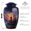SABURIAL Lighthouse Urn - Funeral Urn for Adult Ashes Men - 10 Inch - Large with Velvet Bag - Cremation Urns for Women - Large Memorial Urns - Human Remains Urns view 2