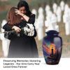 SABURIAL Lighthouse Urn - Funeral Urn for Adult Ashes Men - 10 Inch - Large with Velvet Bag - Cremation Urns for Women - Large Memorial Urns - Human Remains Urns view 3