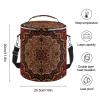 Accent Vintage Persian Large Capacity Cylindrical Camping Ice Pack, Stylish Handheld Ice Pack view 3