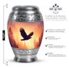 SABURIAL Eagle Urn - Large Funeral Urn for Ashes Adult Male & Female - Keepsake Urns for Women - Decorative Urns - Combo of 10 Inch & 3 Inch view 2