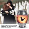 SABURIAL Eagle Urn - Large Funeral Urn for Ashes Adult Male & Female - Keepsake Urns for Women - Decorative Urns - Combo of 10 Inch & 3 Inch view 3