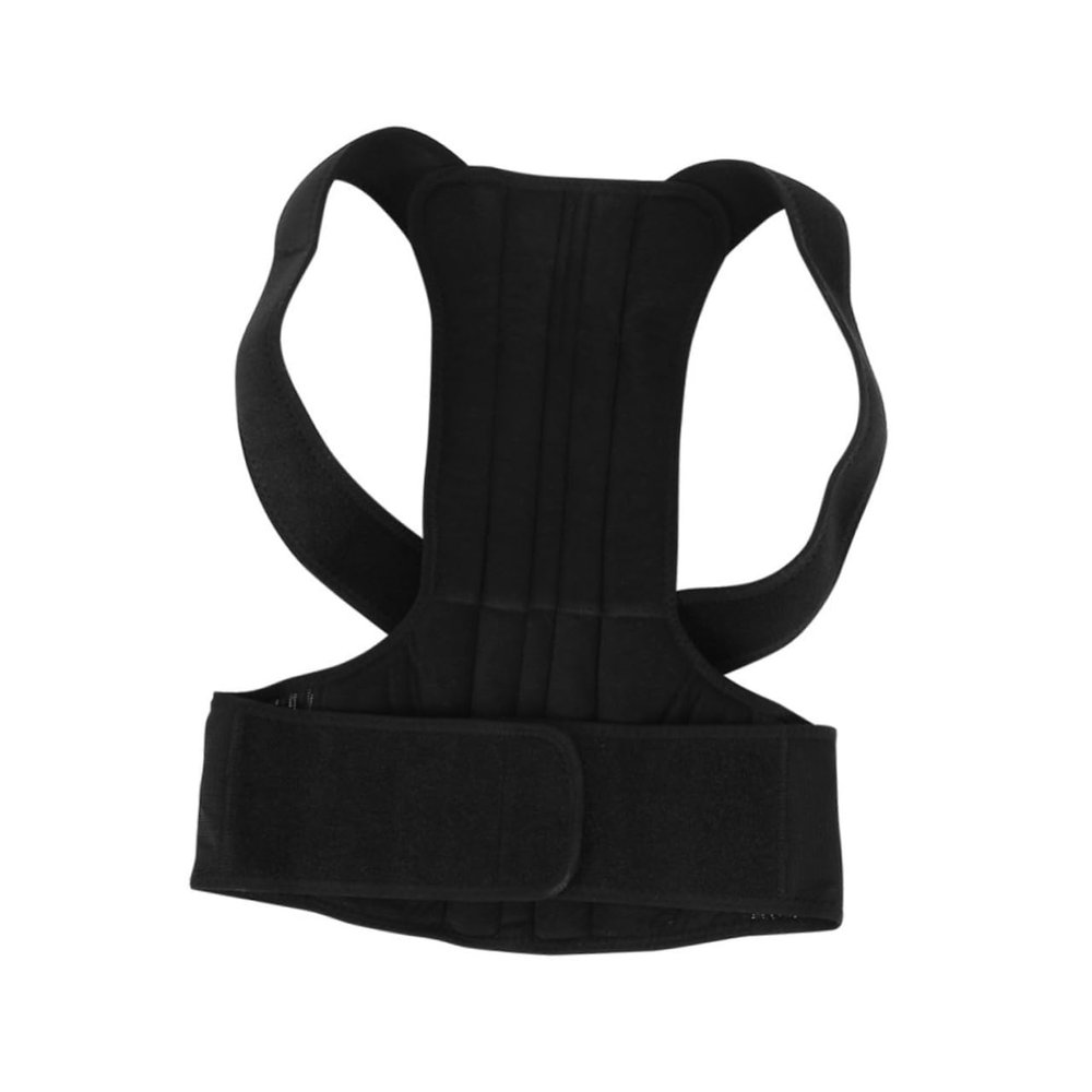 OUNONA Posture Corrector Adjustable Back Brace Support for Shoulder Alignment Clavicle Brace Breathable Design Suitable for Men and Women Black