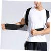 OUNONA Posture Corrector Adjustable Back Brace Support for Shoulder Alignment Clavicle Brace Breathable Design Suitable for Men and Women Black view 4