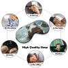 Sleep Mask Soft Comfortable Eye Mask with Adjustable Strap Eye Cover Cute HipposEye Shade for Men Women Work Travel view 4