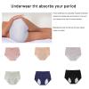BnMvF Leak Proof Panties, Leak Proof Underwear,Low-Waisted Incontinence Panties (Large,2Pcs-C) view 4