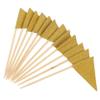 Alipis 12Pcs Flag Toothpick Sticks for Appetizers Fruits and Cakes Decorations Safe and Material for Buffets and Special Occasions view 1