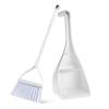 Healifty 1 Set Mini Broom and Dustpan Portable Freestanding Cleaning Brush for Household Dust and Floor Messes Design for Kitchen Bedroom and with Integrated Storage view 1