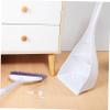 Healifty 1 Set Mini Broom and Dustpan Portable Freestanding Cleaning Brush for Household Dust and Floor Messes Design for Kitchen Bedroom and with Integrated Storage view 3