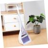 Healifty 1 Set Mini Broom and Dustpan Portable Freestanding Cleaning Brush for Household Dust and Floor Messes Design for Kitchen Bedroom and with Integrated Storage view 4