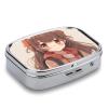 Pill Organizer, Portable Pill Box, Travel 7 Day Pillcase Japan Anime Medicine Organizer 2 Compartments Medicine Container for Vitamins, Medications, Fish Oil and Supplements view 3