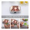 Pill Organizer, Portable Pill Box, Travel 7 Day Pillcase Japan Anime Medicine Organizer 2 Compartments Medicine Container for Vitamins, Medications, Fish Oil and Supplements view 4