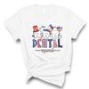 4th of July Dental Squad Shirt Tooth USA Flag American Dentist Tee Patriotic Dentist Shirt Funny Dental Office July 4th Gift view 3