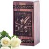 Airplane in Sky Wooden Memorial Urn for Adult Ashes Women and Men, Cremation Urns for Human Ashes Female & Male, (8 Inch, 115 Cubic Inches) view 1