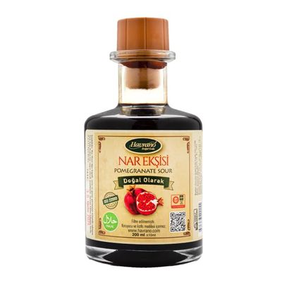 Authentic Natural Havran Pomegranate Molasses - 7.17 fl oz - Pure & Additive-Free Taste