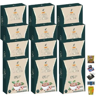 Arabica Instant Roasted Fruit Snack Good Shape 150Gram/Box(10 Sachets) S Sure Pro Coffee Intense Delicious Much Mellow Set 12 By Beautygoodshop [Get Free For You Beauty Gifts]