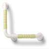 Grab Bars Type L Wall-Mounted Disabled Safety Support Non-Slip Toilet Stainless Steel view 1