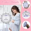 2 PCS Pregnancy Wheel, Due Date Calculator for Pregnant Patients,Pregnancy Wheel Badge Card for OB/GYN, Doctors, Midwives,Nurses and Patients view 2
