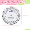 2 PCS Pregnancy Wheel, Due Date Calculator for Pregnant Patients,Pregnancy Wheel Badge Card for OB/GYN, Doctors, Midwives,Nurses and Patients view 3