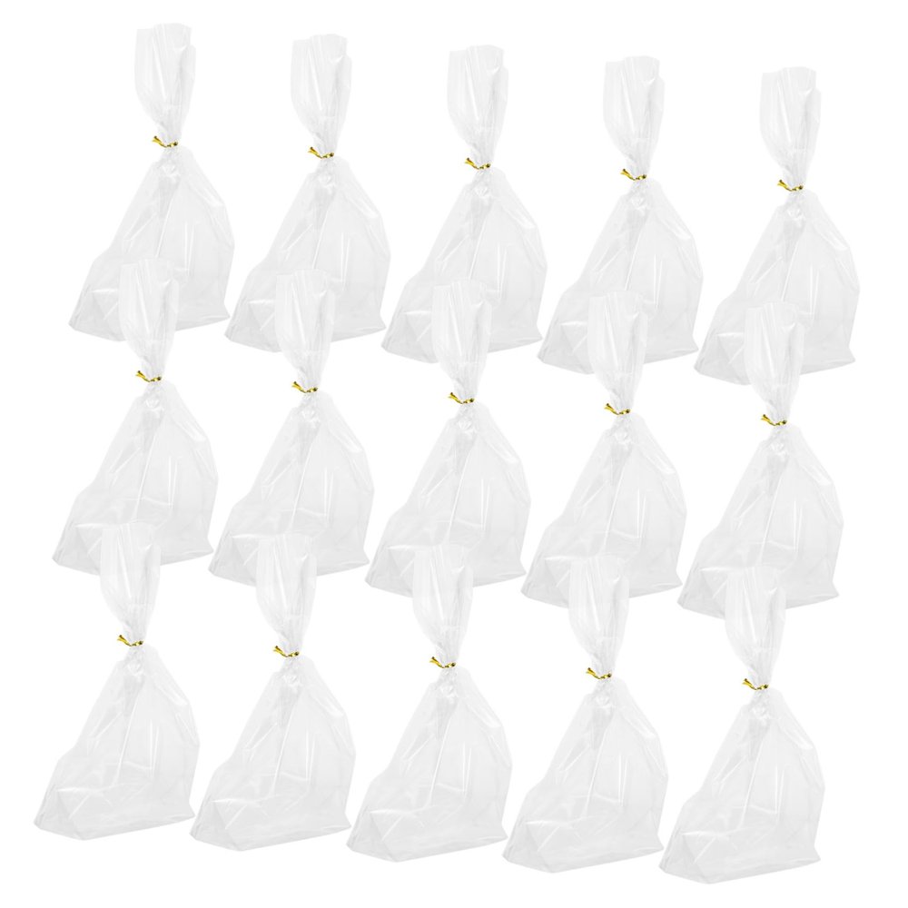 ELAYARD 1set Transparent Bakery Bags for Bread and Cookies Biscuit Preservation Bags with Ties for of Treats and Snacks for Bakeries and Home Use