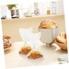 ELAYARD 1set Transparent Bakery Bags for Bread and Cookies Biscuit Preservation Bags with Ties for of Treats and Snacks for Bakeries and Home Use view 3