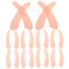 Beaupretty 10pairs Reusable Toilet Cushions Soft and Warm Adhesive Toilet Seat Pads Easy to Install Non- Design for Standard Seats Plush Cover view 1