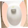Beaupretty 10pairs Reusable Toilet Cushions Soft and Warm Adhesive Toilet Seat Pads Easy to Install Non- Design for Standard Seats Plush Cover view 4
