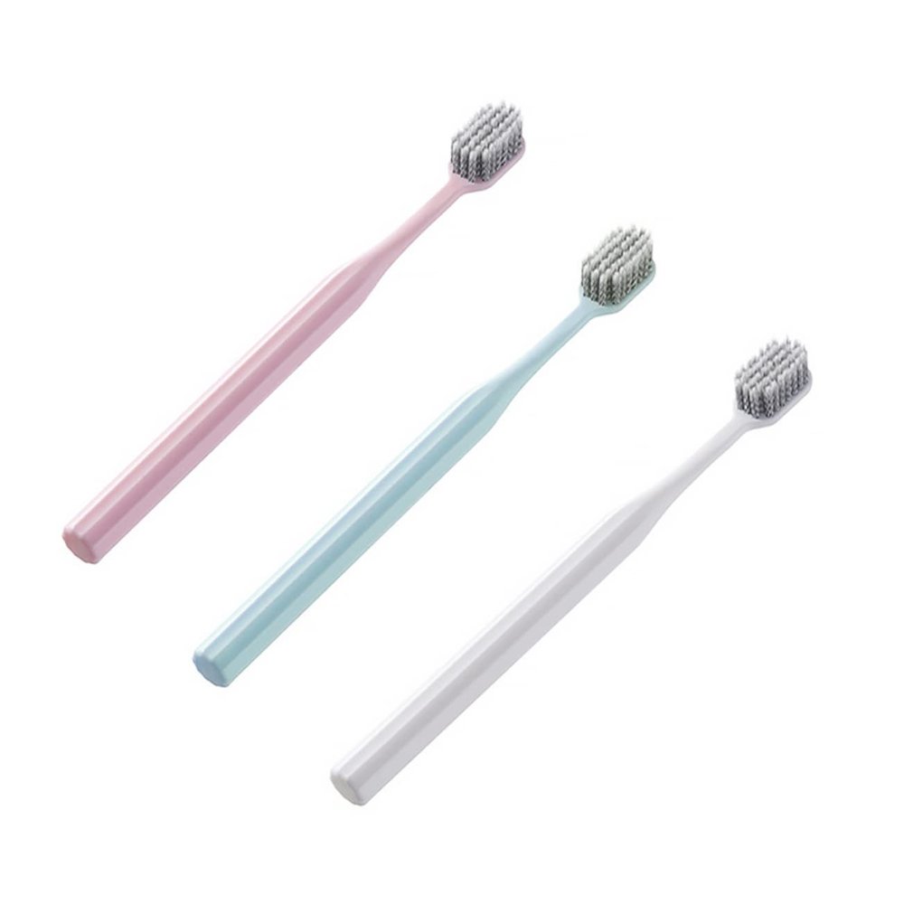 Healvian 3Pcs Soft Bristle Toothbrush for Adults Durable Personal Care Teeth Brush Gentle Cleaning Comfortable Experience Safe Material for Daily Oral