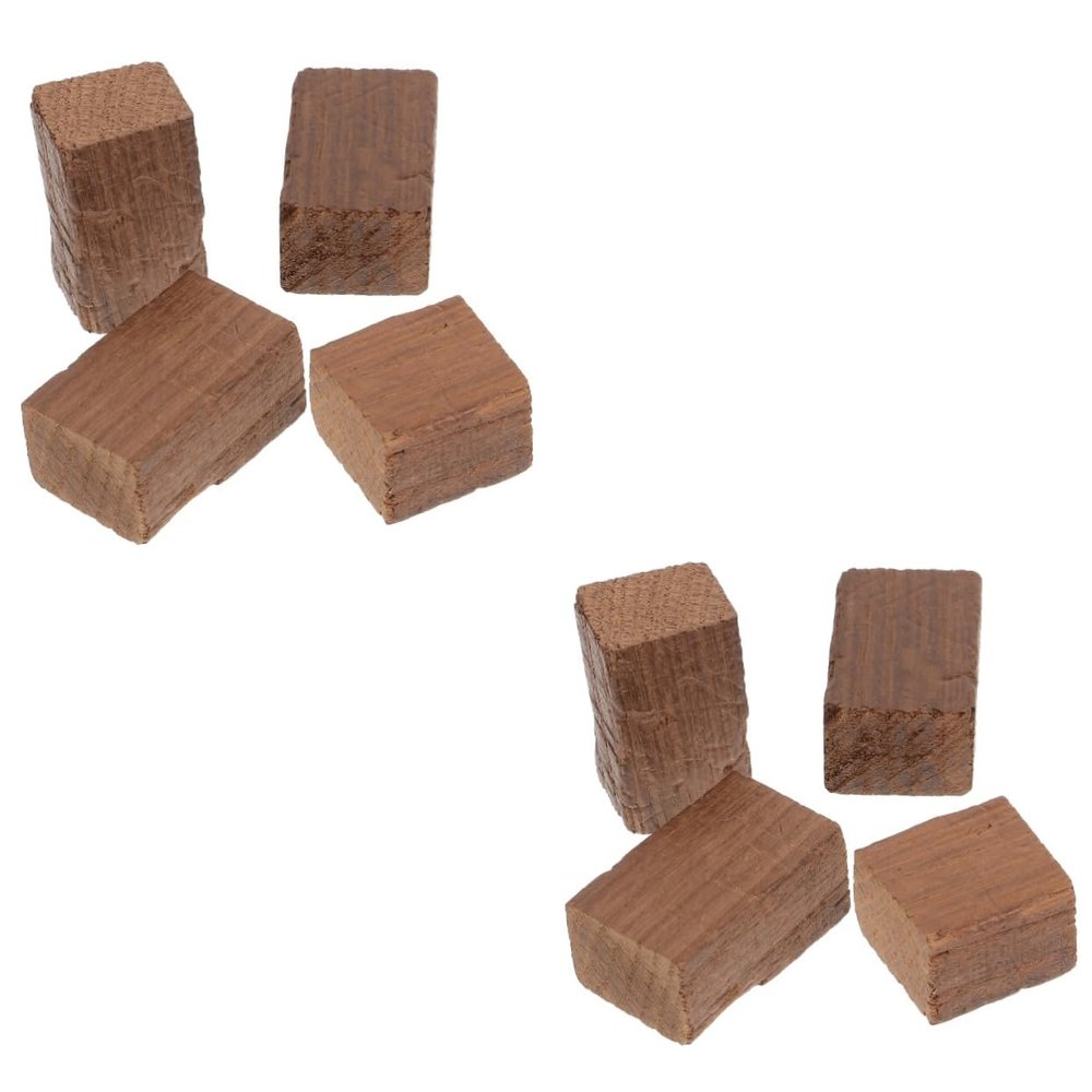 Hemobllo Red Wine Wooden Chip Natural Oak Wood Chips for Home Brewing Enhances Wine Flavor Aroma Random Shape