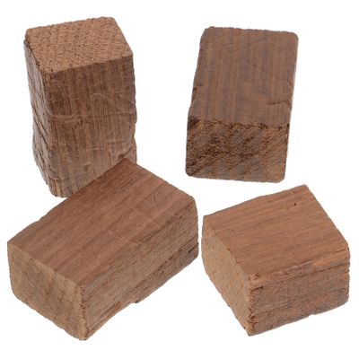 Hemobllo Wooden Toasting Chips for Red Wine Brewing Toast Oak Wood Random Shapes Enhance Flavor Aroma Restaurants Bars Cafes Natural Wood Chips